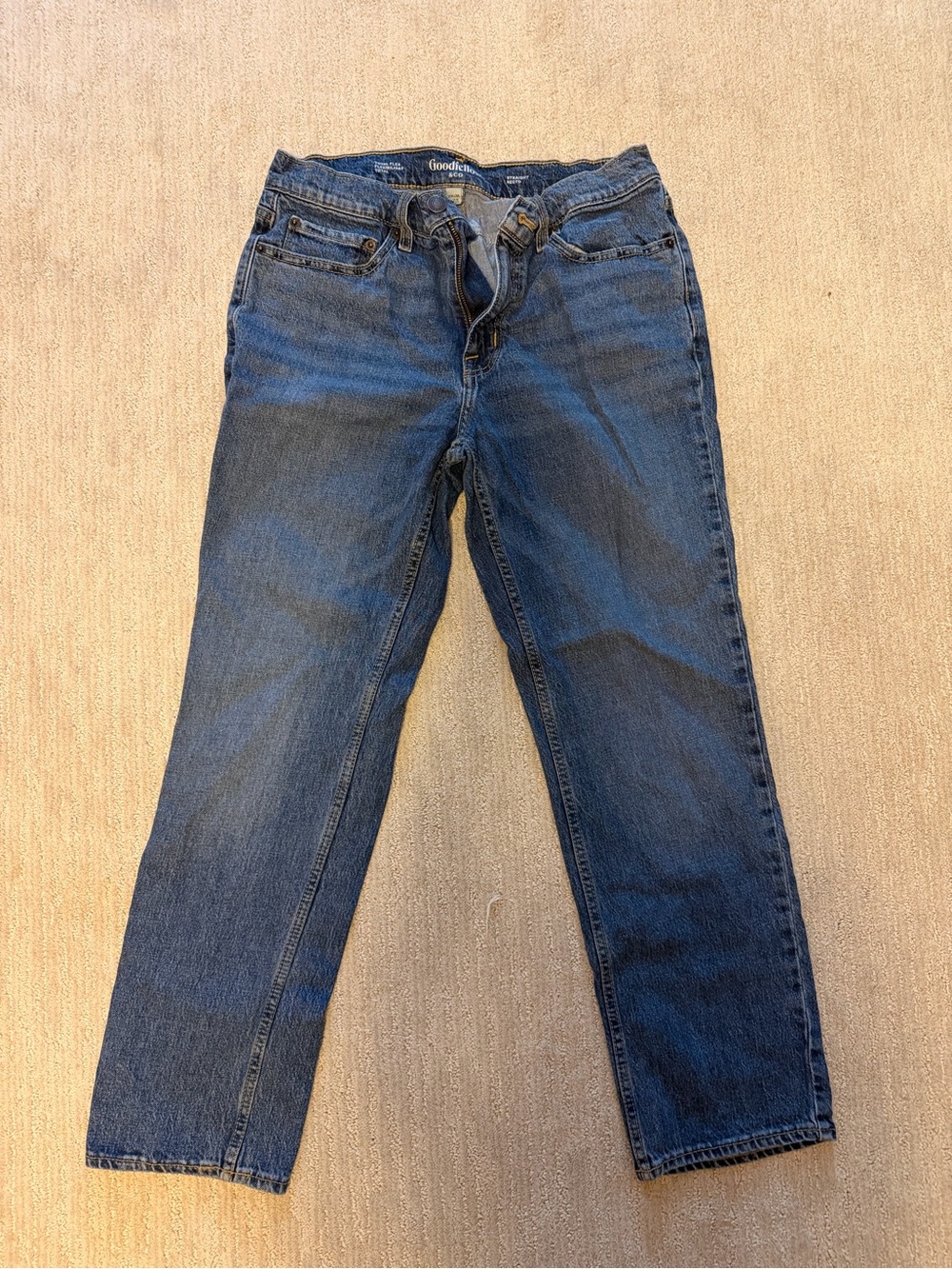Goodfellow & Co Men's Blue Straight-Leg Jeans